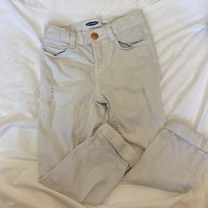 Kids 4t white skinny jeans old navy